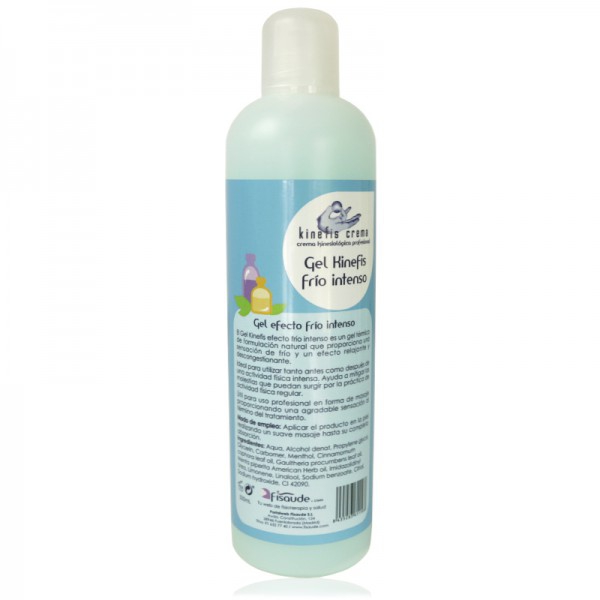 Gel de frio intenso Kinefis (Bote de 500ml) Gel de frio intenso Kinefis (Bote de 500ml)